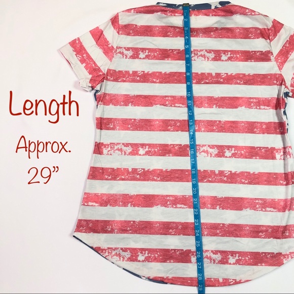 New Stars and Stripes T-Shirt XXL Americana/Patriotic - Picture 4 of 5